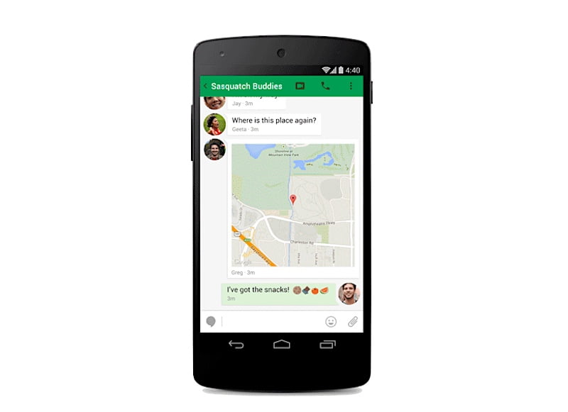 prevent google hangouts app from closing